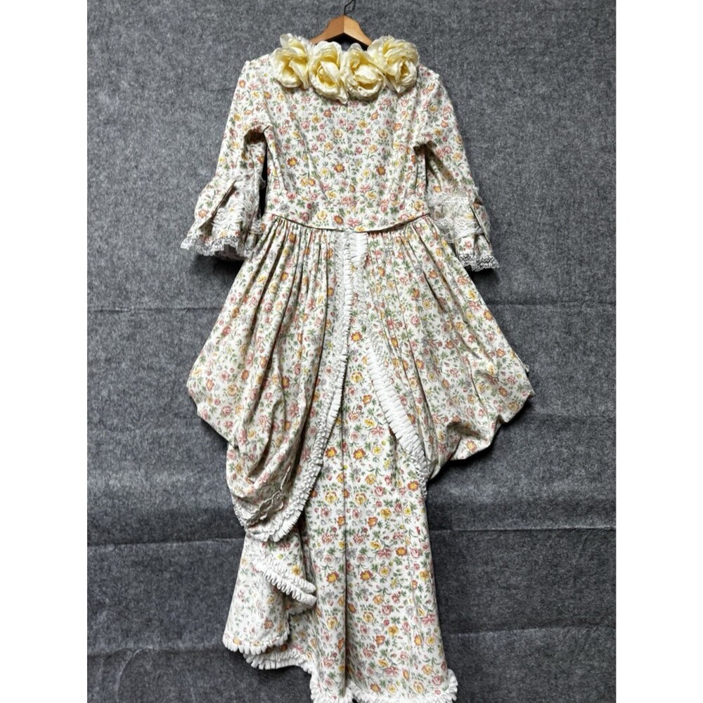 Handmade 18th Century Rococo Ball Gown – Colonial Marie Antoinette Costume Dress - Picture 5 of 16
